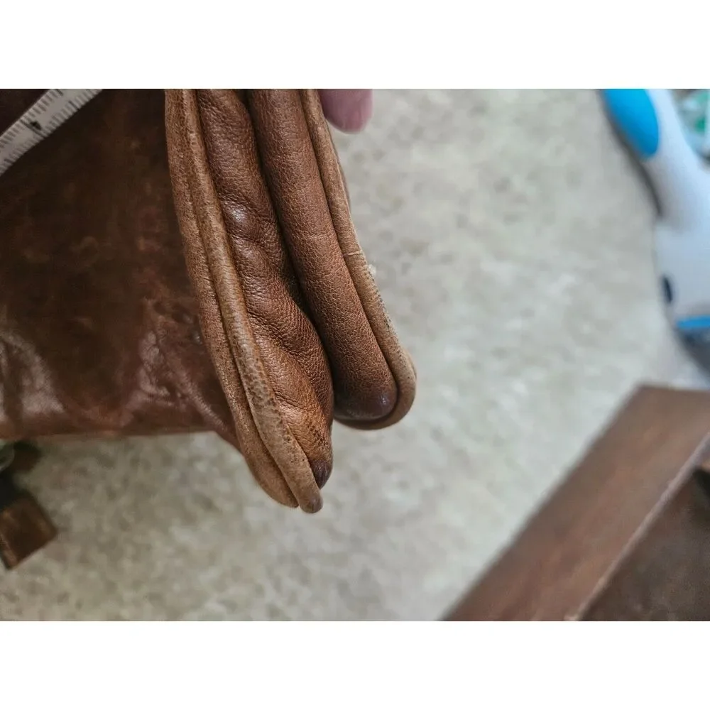 Maxon collection brown Italian leather purse